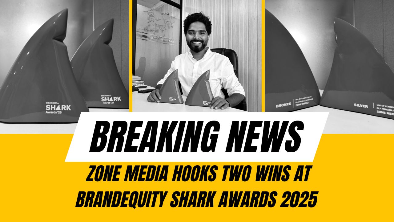 Zone Media Shines with Double Wins at BrandEquity Shark Awards 2025